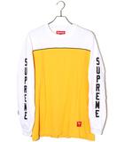 シュプリーム SUPREME 2025SS Supreme シュプリーム Paneled Piping L/S Top パネル パイピング プリント 長袖Tシャツ M YELLOW イエロー 国内正規品 トルコ製 /●