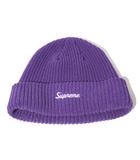 シュプリーム SUPREME 2020FW SUPREME シュプリーム Loose Gauge Beanie ルーズゲージ ビーニー ニット帽 帽子 FREE PURPLE パープル /●