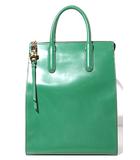 Sマックスマーラ 'S Max Mara 2014AW 'S Max Mara Sマックスマーラ ターンロック エナメルトートバッグ Green グリーン 14-51-12641 /◆