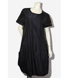 ジルサンダー JIL SANDER JIL SANDER NAVY ジルサンダー ネイビー ナイロンタフタ 半袖 ワンピース 36 NAVY ネイビー JDE428A JE020A 51 /◆☆