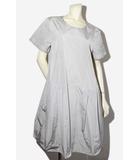 ジルサンダー JIL SANDER JIL SANDER NAVY ジルサンダー ネイビー ナイロンタフタ 半袖 ワンピース 36 GRAY グレー JDE428A JE020A 51 /◆☆