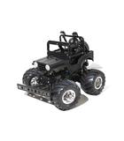  TAMIYA タミヤ US ARMY RCカー ワイルド ウィリー2 ミリタリー風ジープ 電動ラジオコントロールカー BLACK ブラック 動作確認済み /◆
