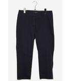 マックスマーラ ウィークエンドライン MAX MARA WEEKEND LINE MAX MARA WEEKEND LINE マックスマーラ ウィークエンドライン ストレッチ クロップドパンツ 42 NAVY ネイビー 51310141 /◆☆