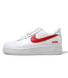 26cm 未使用品 Supreme × NIKE シュプリーム ナイキ AIR FORCE 1 LOW SP China Exclusive'White / Speed Red' 上海限定 エアフォース1 ロー ホワイト / スピードレッド スニーカー US8 CU9225-101 /●