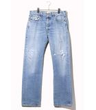 EURO Levi's ユーロ リーバイス 501ストレートデニムパンツ 34×32 INDIGO インディゴ /◆