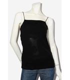 未使用品 2025SS AP STUDIO エーピーストゥディオ Camisole ストレッチ キャミソール F BLACK ブラック 25-070-586-5020-1-0 /◆☆