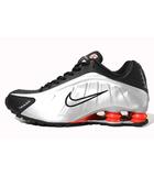 26.5cm NIKE ナイキ Shox R4 ショックス R4 ローカット スニーカー シューズ 靴 8.5 Metallic Silver/Red (2024) HQ1988 002 /●