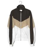 2025SS SAINT LAURENT PARIS サンローラン クリンクルナイロン ブルゾン トラックジャケット 52 EBENE ET BEIGE ベージュ 820196 YZ9AD 2045 イタリア製 国内正規品 /●