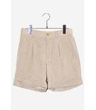 ジュンヤワタナベ JUNYA WATANABE JUNYA WATANABE ジュンヤワタナベ コムデギャルソン フェイクスエード ショートパンツ XS BEIGE ベージュ JM-P002 /◆☆