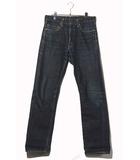 DENIMEドゥニーム 赤タグ 黄耳 セルビッチ テーパード デニムパンツ W31 INDIGO インディゴ /◆
