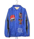 セントマイケル SAINTMICHAEL 2022AW SAINT Mxxxxxx × DENIM TEARS セントマイケル デニムティアーズ COACH JKT HOLY GRAIL プリント ホーリーグレイル コーチジャケット ブルゾン M BLUE ブルー SM-A22-0000-055 /●