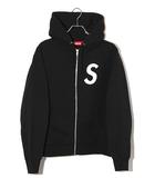 シュプリーム SUPREME 2024FW Supreme シュプリーム S Logo Zip Up Hooded Sweatshirt Sロゴ ジップアップ フーディー パーカー S BLACK ブラック 国内正規品 カナダ製 /●