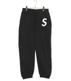 シュプリーム SUPREME 2024FW Supreme シュプリーム S Logo Sweatpant Sロゴ スウェットパンツ トレーナー S BLACK ブラック 国内正規品 カナダ製 /●
