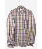 チャオパニック ティピー CIAOPANIC TYPY 2024SS CIAOPANIC TYPY チャオパニック ティピー 長袖 ルーズシルエットチェックシャツ S BEIGE ベージュ TYZ4041104A0001 /◆