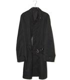 PRADA プラダ Re-Nylon コート ナイロン トレンチコート 48 BLACK ブラック SGC745 1WQ8F0002 イタリア製 国内正規品 /●