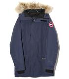 カナダグース CANADA GOOSE CANADA GOOSE カナダグース LANGFORD PARKA SLIM ラングフォード パーカー コヨーテファー ダウンジャケット S NAVY ネイビー 2062M カナダ製 /◆