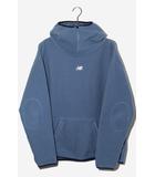 ニューバランス NEW BALANCE NEW BALANCE ニューバランス Hoops シェルパトップ ボアフリース ハーフジップ プルオーバー パーカー M BLUE ブルー MT44584 /◆