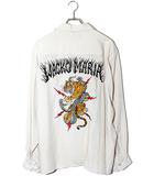 ワコマリア WACKO MARIA 未使用品 2025AW WACKO MARIA ワコマリア TIM LEHI / 50’S SHIRT L/S ( TYPE-1 ) ティム・リーハイ グラフィック 刺繍 オープンカラーシャツ ロングスリーブ 長袖シャツ XL IVORY アイボリー 25FW-WMS-OC11 /●