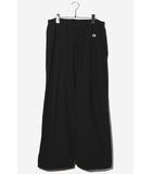 チャンピオン CHAMPION Champion × BEAMS チャンピオン ビームス 別注 リバースウィーブ(R) ワイドパンツ M BLACK ブラック C8-B209 /◆