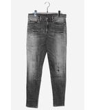 リサウンドクロージング RESOUND CLOTHING RESOUND CLOTHING リサウンドクロージング Blind DENIM スーパータイト テーパードデニムパンツ ジーンズ 1 GRAY グレー ST-007 /◆