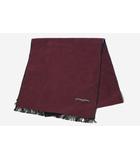 ユナイテッドアローズ UNITED ARROWS UNITED ARROWS ユナイテッドアローズ フリンジ レジメンタル シルク マフラー ストール burgundy バーガンディ /◆☆