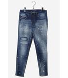 リサウンドクロージング RESOUND CLOTHING RESOUND CLOTHING リサウンドクロージング BLIND JERSEANS デニムジャージスキニーパンツ 1 INDIGO インディゴ BASIC-ST-019 /◆