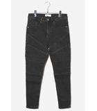 ZARA MAN ザラマン ストレッチ バイカー デニムパンツ ジーンズ 31 BLACK ブラック /◆