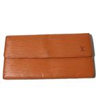 LOUIS VUITTON エピ ポシェット ポルトモネクレディ 長財布 ロングウォレット ケニアブラウン/◆