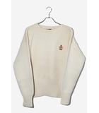 ポロ バイ ラルフローレン Polo by Ralph Lauren Polo by Ralph Lauren ポロ バイ ラルフローレン  クラウンロゴ ニット セーター L IVORY アイボリー /◆