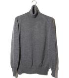 ジュンハシモト junhashimoto 2023AW junhashimoto ジュンハシモト 7GG TURTLE NECK KNIT 7ゲージ タートルネック ニットセーター 3 Grey グレー 1092320002 /◆