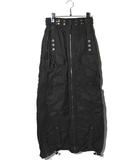 ディーゼル DIESEL DIESEL ディーゼル O-CREP MAXI SKIRT ナイロンスカート 38 BLACK ブラック /●