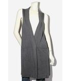 マックスマーラ ウィークエンドライン MAX MARA WEEKEND LINE MAX MARA WEEKEND LINE マックスマーラ ウィークエンドライン シルク ウール ロング ニット ジレ ベスト M GRAY グレー 53560209080 /◆☆