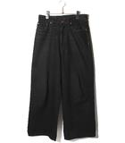 アンユーズド UNUSED 2025AW UNUSED アンユーズド 13oz wide denim pants 13オンス ワイドデニムパンツ 2 BLACK ブラック /●