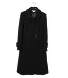 ジバンシィ GIVENCHY GIVENCHY PARIS ジバンシィ パリ ウール カシミヤ スタンドカラーコート40(M)  BLACK ブラック 64 7153 9 /◆☆