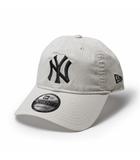 ニューエラ NEW ERA 未使用品 NEW ERA ニューエラ 9TWENTY ニューヨーク・ヤンキース ウォッシュドコットン キャップ 帽子 ストーン × ブラック ML 14525105 /◆