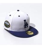 ニューエラ NEW ERA 58.7cm 未使用品 NEW ERA ニューエラ 59FIFTY Dodgers Pack ロサンゼルス・ドジャース キャップ 帽子 7 3/8 WHITE ホワイト /◆