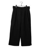 グラウンドワイ ヨウジヤマモト GroundY GroundY グラウンドワイ ヨウジヤマモト 未使用品 WOOL WIDE PANTS 3 BLACK ブラック GJ-P08-1025-2 /●