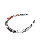 エルメス HERMES HERMES エルメス ELSA エルザ ジグザグ シルク カチューシャ ヘアバンド BLACK ブラック Made in France /●☆