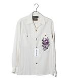 ワコマリア WACKO MARIA M 未使用品 WACKO MARIA ワコマリア 56 TATTOO STUDIO / 50’S SHIRT L/S 56タトゥースタジオ 50s シャツ IVORY アイボリー 56TS-WMS-OC03 /■In2