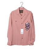 ワコマリア WACKO MARIA XL 未使用品 WACKO MARIA ワコマリア 56 TATTOO STUDIO / 50’S SHIRT L/S 56タトゥースタジオ 50s シャツ PINK ピンク 56TS-WMS-OC03 /■In2