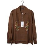 ワコマリア WACKO MARIA XL 未使用品 WACKO MARIA ワコマリア TIM LEHI / HAWAIIAN SHIRT L/S ティム・リーハイ ハワイアンシャツ BROWN ブラウン 25FW-WMS-HI05 /■In2