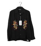 ワコマリア WACKO MARIA M 未使用品 WACKO MARIA ワコマリア TIM LEHI / HAWAIIAN SHIRT L/S ティム・リーハイ ハワイアンシャツ BLACK ブラック 25FW-WMS-HI05 /■In2