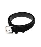 ロロピアーナ Loro Piana Loro Piana ロロピアーナ アルサベル ベルト スエード カーフスキン 80/32 BLACK ブラック Made in Italy /●