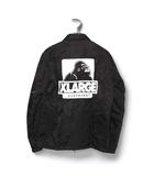エクストララージ X-LARGE X-LARGE エクストララージ バックプリント ナイロン コーチジャケット ブルゾン M BLACK ブラック 01201502 /◆