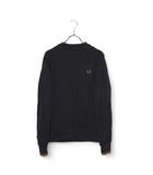 FRED PERRY フレッドペリー Crew Neck Sweatshirt クルーネックスウェットシャツ トレーナー S NAVY ネイビー M7535 /◆