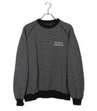 2025AW The ennoy Professional エンノイ BORDER CREW NECK SWEAT ボーダー クルーネック スウェットシャツ トレーナー M BLACK ブラック AW25BRENCT01NTL /●