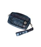 ストーンアイランド STONE ISLAND 未使用品 2025AW STONE ISLAND × PORTER ストーンアイランド ポーター POUCH ポーチ BLUE ブルー 386-26896 /●