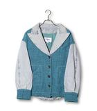 シャネル CHANEL CHANEL シャネル オーバーサイズ ツイードデニムブルゾン 34 Indigo インディゴ P72346V63980 /●☆