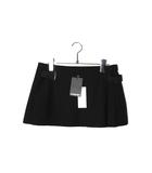  未使用品 2025SS Hyein Seo へイン ソ PLEATED WRAP SKIRT プリーツ ラップスカート 0/1 BLK ブラック PS25-SK4K /◆☆
