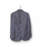 Ermenegildo Zegna エルメネジルドゼニア ウールシルク 2B テーラードジャケット 7-46C NAVY ネイビー UTC38 SDR /◆